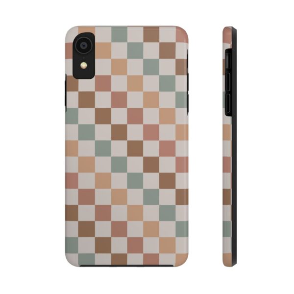 Neutral Bohemian Checkered Phone Case - Image 12