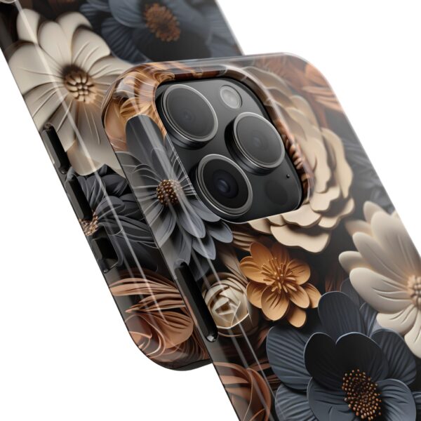 Boho Goth Floral Phone Case - Image 3