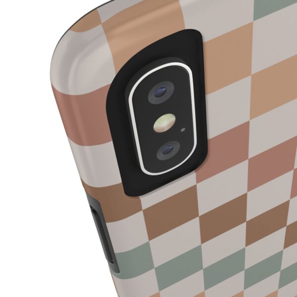 Neutral Bohemian Checkered Phone Case - Image 10