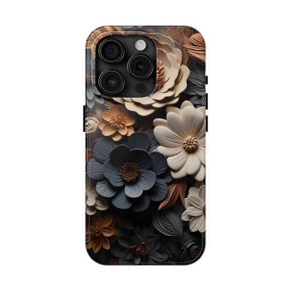 Boho Goth Floral Phone Case - Image 2